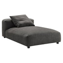 Solace Modular Upholstered Fabric Armless Chaise Lounge by HouseOfZazla