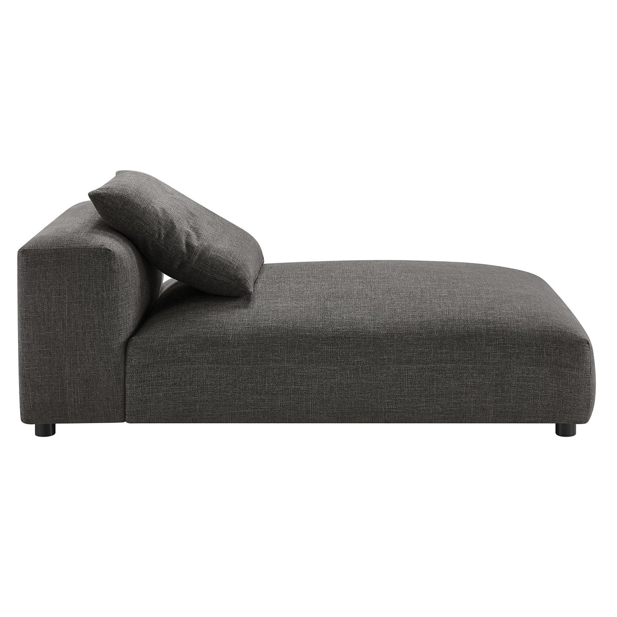 Solace Modular Upholstered Fabric Armless Chaise Lounge, photo 15 of 21