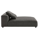 Solace Modular Upholstered Fabric Armless Chaise Lounge by HouseOfZazla