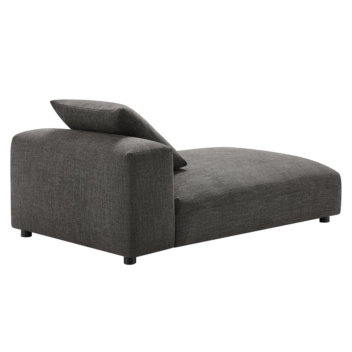 Solace Modular Upholstered Fabric Armless Chaise Lounge, photo 13 of 21