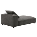 Solace Modular Upholstered Fabric Armless Chaise Lounge by HouseOfZazla