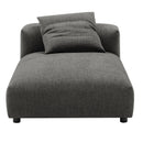 Solace Modular Upholstered Fabric Armless Chaise Lounge by HouseOfZazla