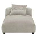 Solace Modular Upholstered Fabric Armless Chaise Lounge by HouseOfZazla