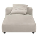 Solace Modular Upholstered Fabric Armless Chaise Lounge by HouseOfZazla