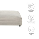 Solace Modular Corduroy Upholstered Ottoman by Modway by HouseOfZazla