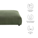 Solace Modular Corduroy Upholstered Ottoman by Modway by HouseOfZazla