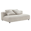 Solace 4-Piece Modular Corduroy Upholstered Sectional Sofa With Ottoman by HouseOfZazla