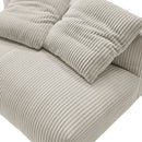 Solace Modular Corduroy Upholstered Armless Loveseat by Modway by HouseOfZazla