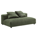 Solace 2-Piece Modular Corduroy Upholstered Sectional Sofa with Chaise by HouseOfZazla