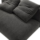 Solace Modular Upholstered Fabric Armless Loveseat by Modway by HouseOfZazla