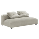 Solace Modular Upholstered Fabric Armless Loveseat by Modway by HouseOfZazla