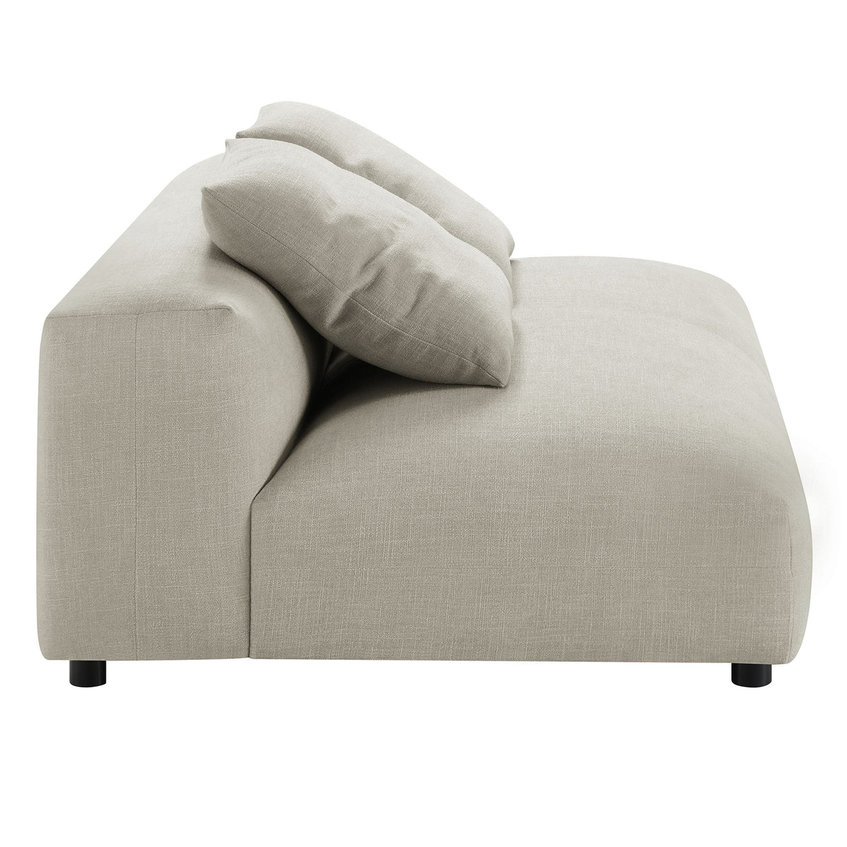 Solace 2-Piece Modular Upholstered Fabric Sectional Sofa with Chaise by Modway, photo 9 of 21
