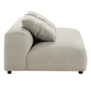 Solace Modular Upholstered Fabric Armless Loveseat by Modway by HouseOfZazla