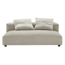 Solace Modular Upholstered Fabric Armless Loveseat by Modway by HouseOfZazla