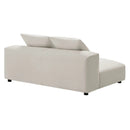 Solace Modular Upholstered Fabric Armless Loveseat by Modway by HouseOfZazla