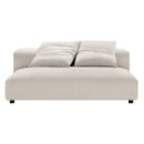 Solace Modular Upholstered Fabric Armless Loveseat by Modway by HouseOfZazla