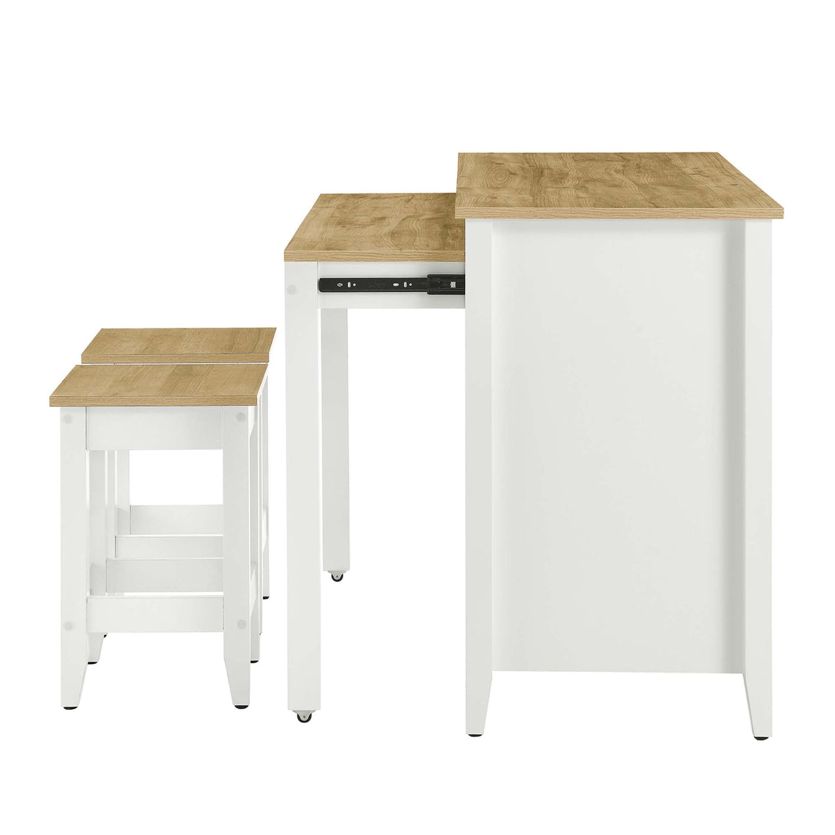 Garland 3-Piece Kitchen Island and Stool Set by Modway, photo 7 of 7