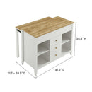 Farmstead 3-Piece Kitchen Island and Stool Set by Modway by HouseOfZazla