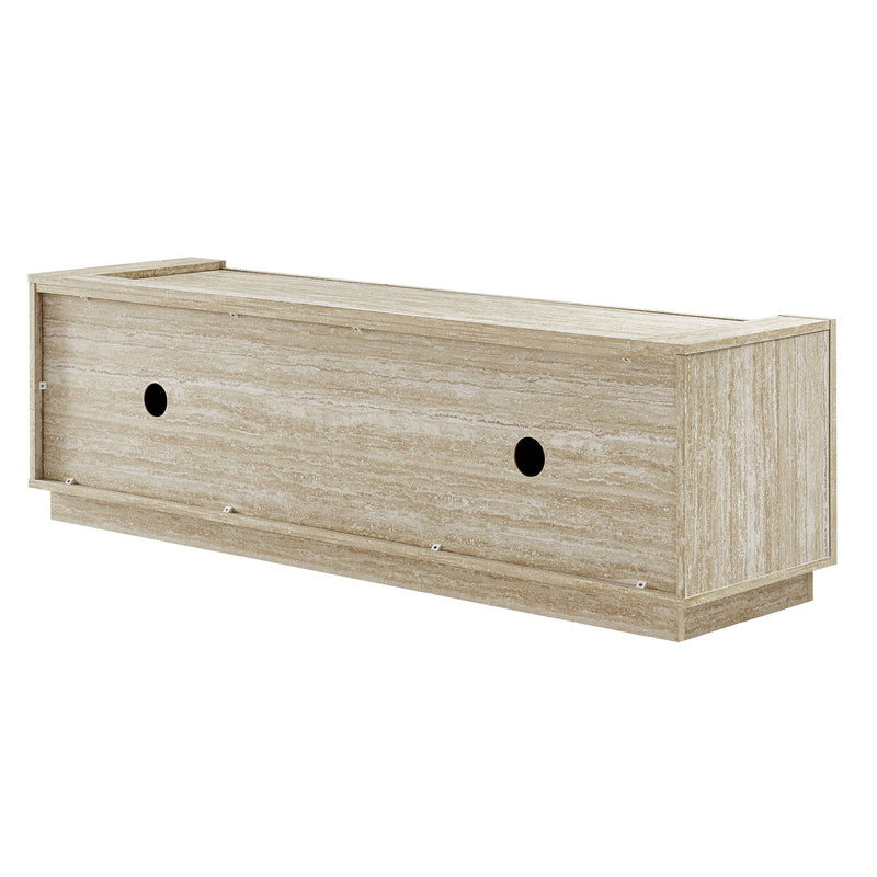 Hollis 59" Travertine TV Stand by Modway, photo 5 of 7
