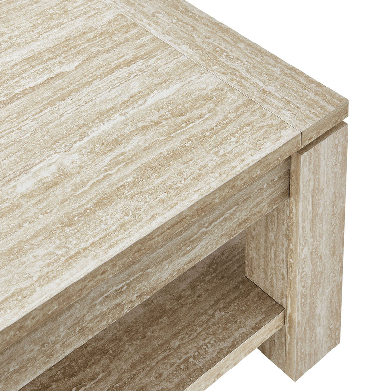Hollis Travertine Coffee Table by Modway, photo 6 of 7
