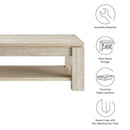 Hollis Travertine Coffee Table by Modway by HouseOfZazla