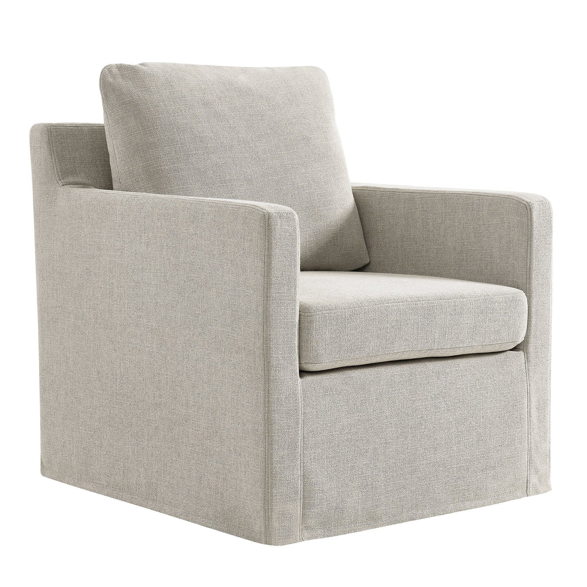 Serene Fabric Slipcovered Swivel Armchair by Modway, photo 28 of 28