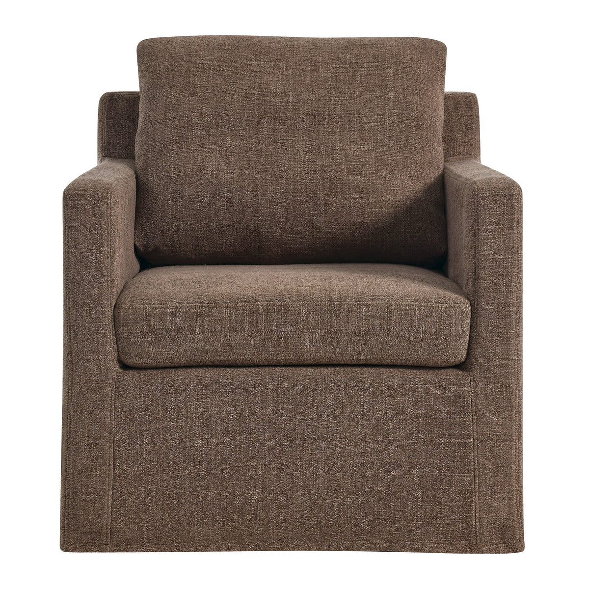 Serene Fabric Slipcovered Swivel Armchair by Modway, photo 12 of 28