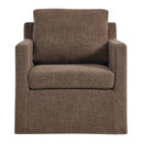 Serene Fabric Slipcovered Swivel Armchair by Modway by HouseOfZazla