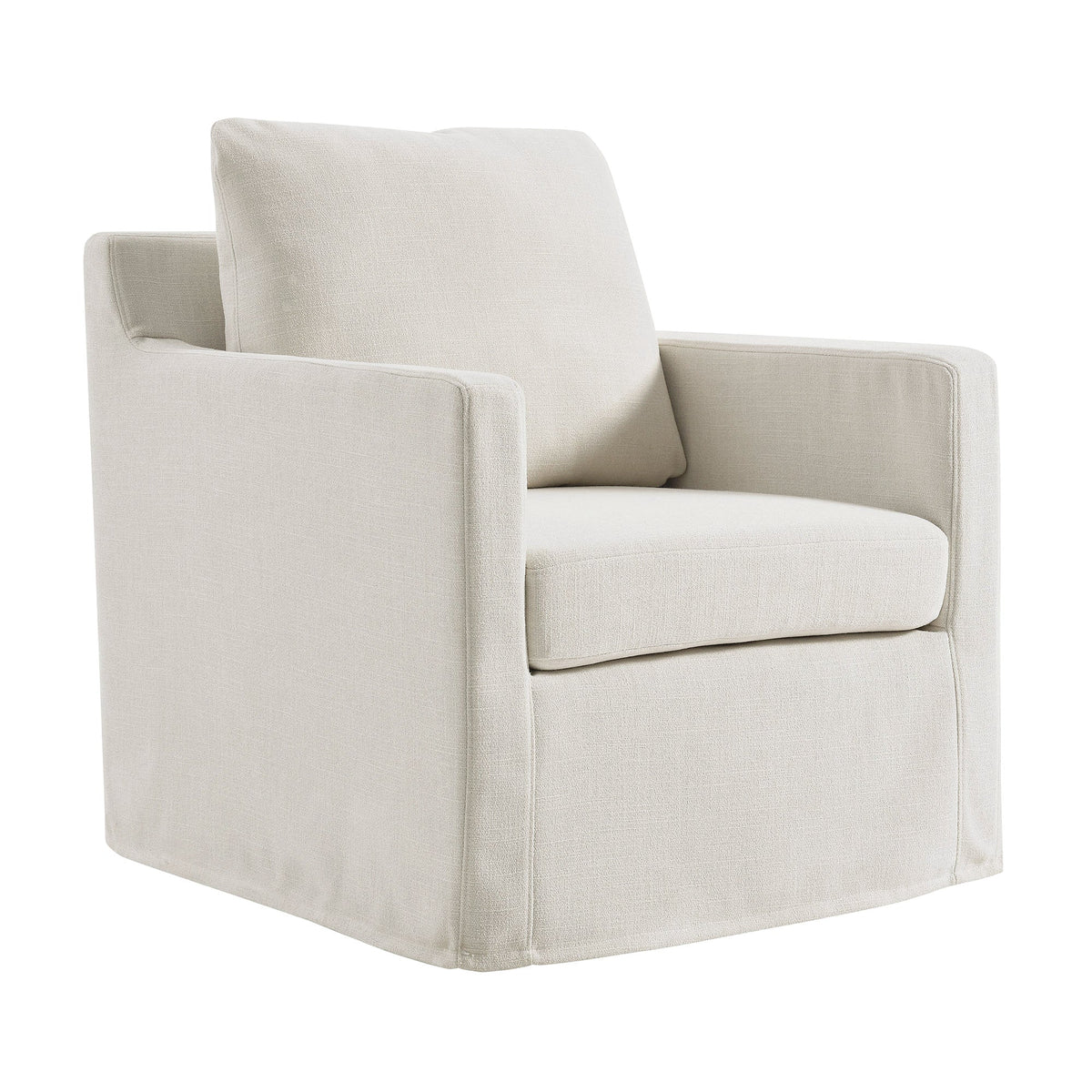 Serene Fabric Slipcovered Swivel Armchair by Modway, photo 26 of 28