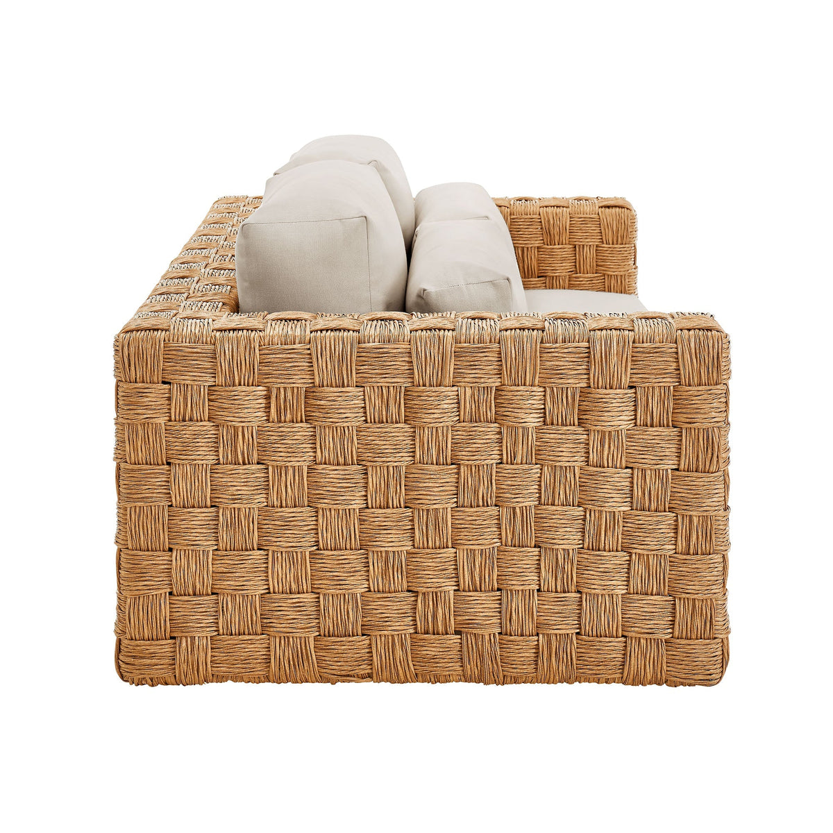 Thames Outdoor Patio Wicker Loveseat by Modway, photo 4 of 7