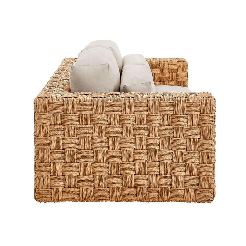 Thames Outdoor Patio Wicker Loveseat by Modway, photo 4 of 7