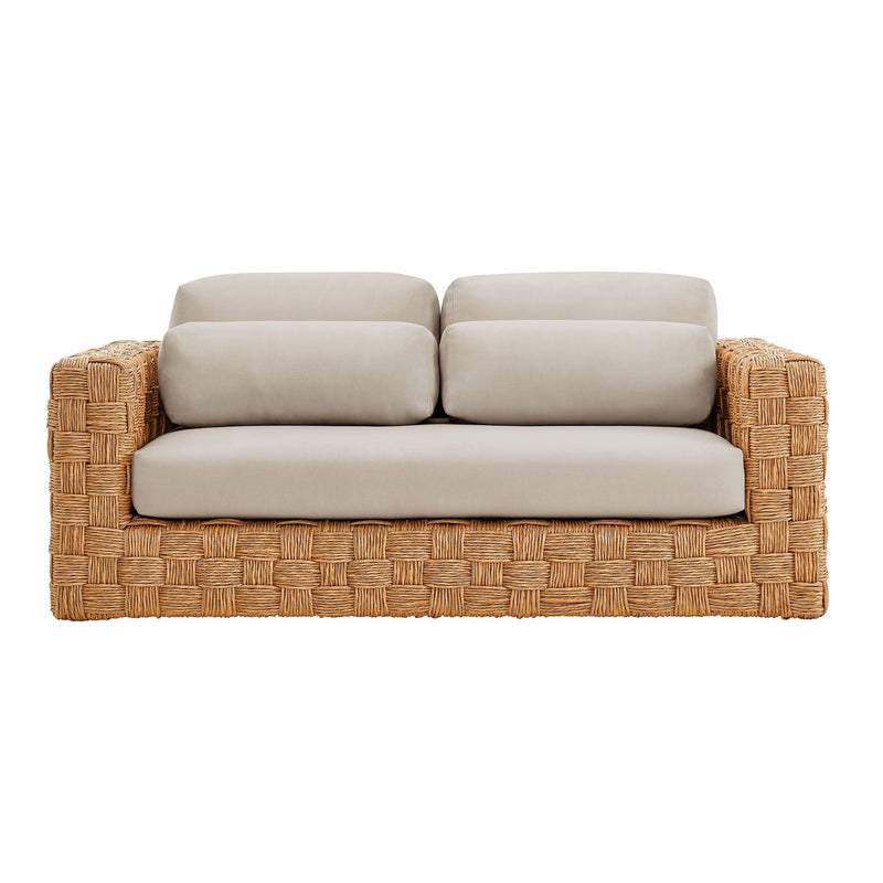 Thames Outdoor Patio Wicker Loveseat by Modway, photo 6 of 7