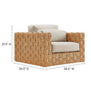 Thames Outdoor Patio Rattan Armchair by Modway by HouseOfZazla