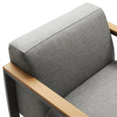 Sauve Outdoor Patio Aluminum and Fabric Armchair by Modway by HouseOfZazla