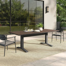 Gavelston 91" Outdoor Patio Aluminum Dining Table by Modway by HouseOfZazla