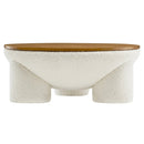 Tridome Round Boucle Upholstered Storage Coffee Table by Modway by HouseOfZazla