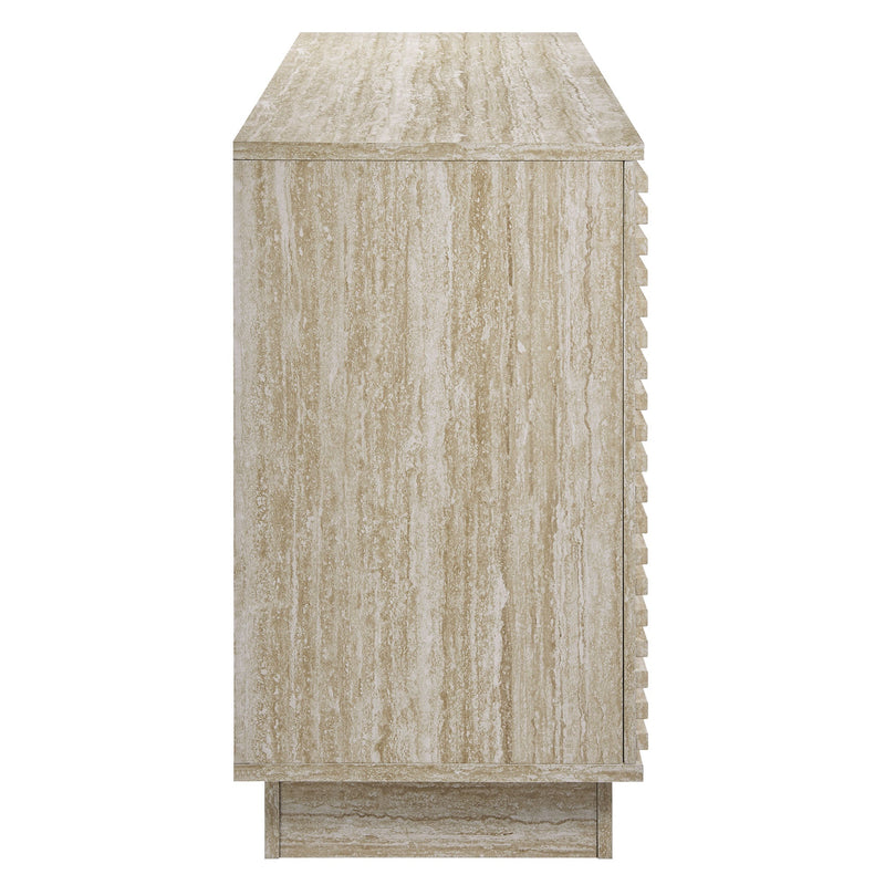 Render 70" Faux Travertine Sideboard Cabinet TV Stand by Modway, photo 6 of 7
