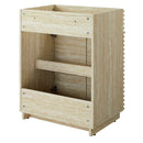 Render 24" Faux Travertine Bathroom Vanity Cabinet by HouseOfZazla