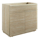 Render 36" Faux Travertine Bathroom Vanity Cabinet by HouseOfZazla