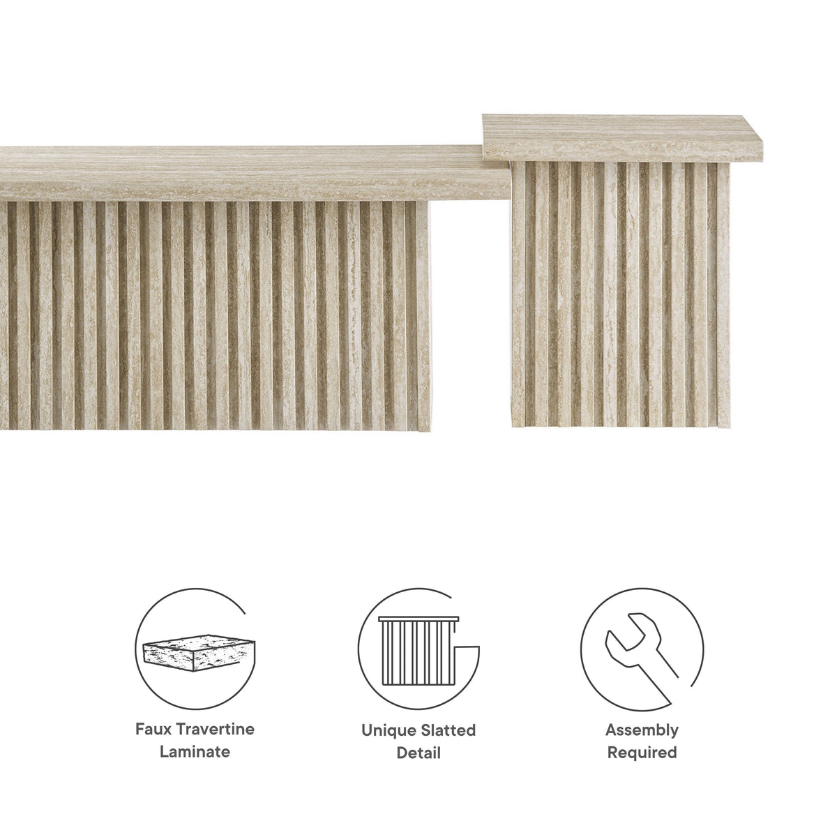 Render Nesting Coffee Tables Set of 2 by Modway, photo 13 of 14