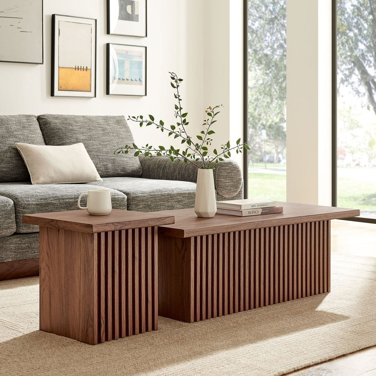 Render Nesting Coffee Tables Set of 2 by Modway, photo 7 of 14