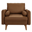 Revive Upholstered Vegan Leather Accent Armchair by Modway