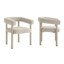 Nautica Outdoor Patio Aluminum Dining Armchairs Set of 2 by Modway