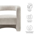 Jaylin Upholstered Chenille Accent Chair by Modway by HouseOfZazla