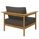 Wren Outdoor Patio Teak Wood Armchair Set of 2 by Modway by HouseOfZazla