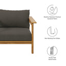 Wren Outdoor Patio Teak Wood Armchair by Modway by HouseOfZazla