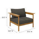 Wren 6-Piece Outdoor Patio Teak Wood Furniture Set by Modway by HouseOfZazla
