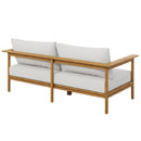 Wren Outdoor Patio Teak Wood Sofa by Modway by HouseOfZazla