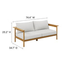 Wren 6-Piece Outdoor Patio Teak Wood Furniture Set by Modway by HouseOfZazla