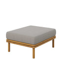 Wren Outdoor Patio Teak Wood Ottoman By Modway by HouseOfZazla